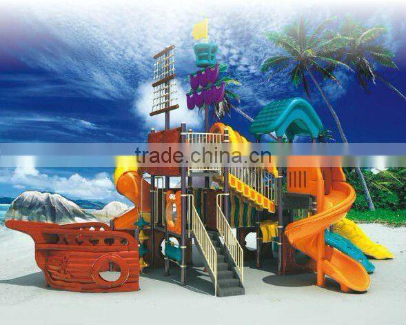 20 YEARS PRODUCTION EXPERIENCE - THEME PARK EQUIPMENT PIRATE SHIP OUTDOOR PLAYGROUND (HA-05501)