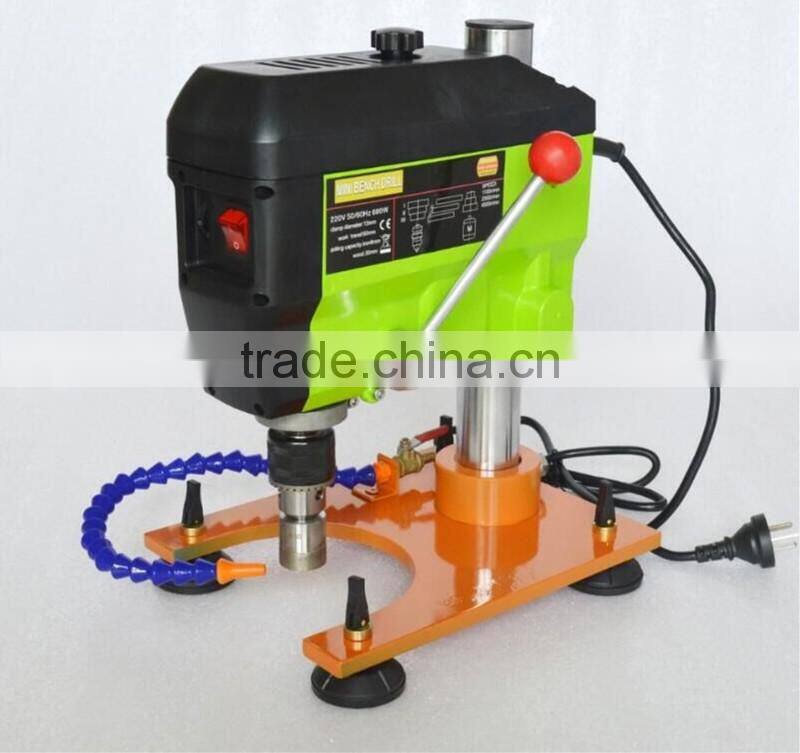 Portable glass drilling machine