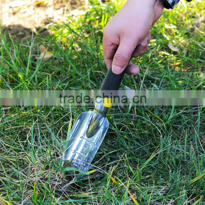 Heavy Duty Aluminum Alloy with Ergonomic Handles 7 pieces Garden Tools Set include 6 tools