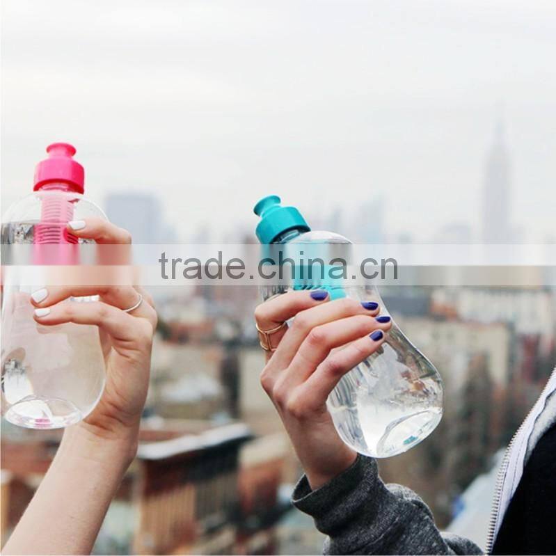 Hot portable outdoor activated carbon sport water bottle