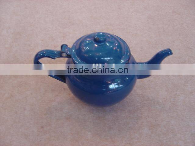 High quality enamel small round water kettle