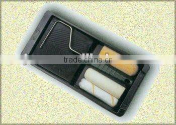 Plastic tray roller cover frame paint roller kit