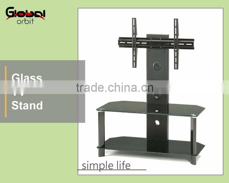 Living Room LCD Furniture Glass Movable Rotate TV Stand