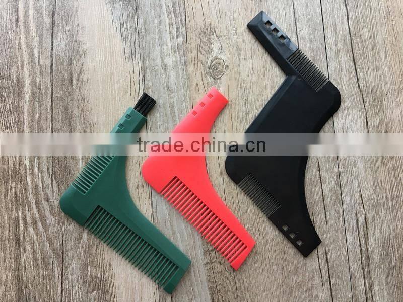 2017 new arrival beard shaping template comb beard comb