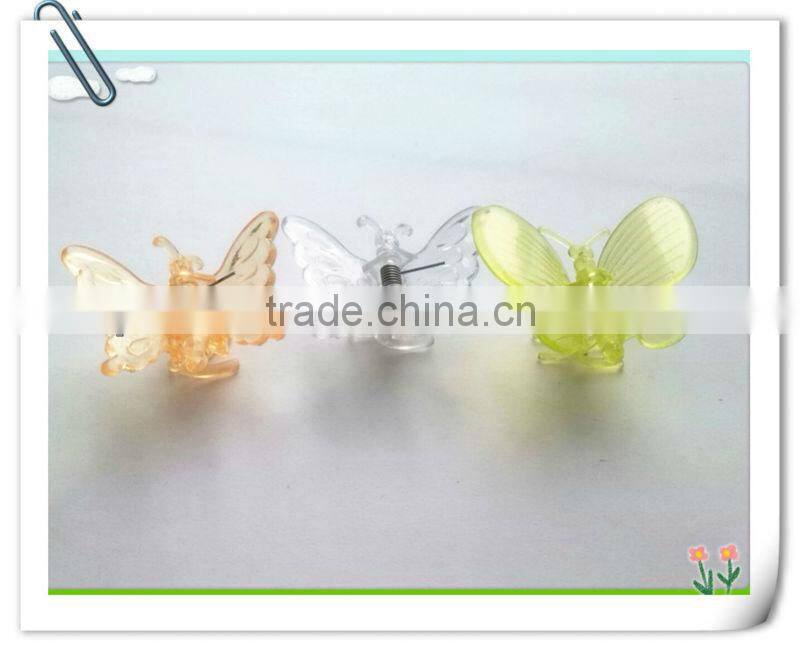 Garden Butterfly Shape Plant Support Colored Plastic Stick Clip.Garden Ornaments