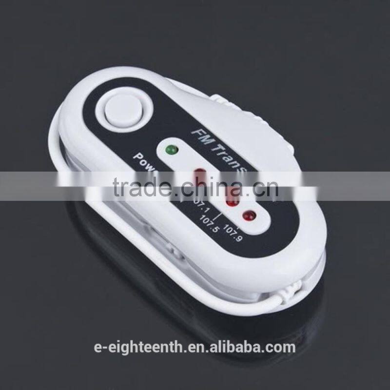 4 Channel Wireless Audio FM Transmitter Car Charger for Pod MP3 MP4 FO