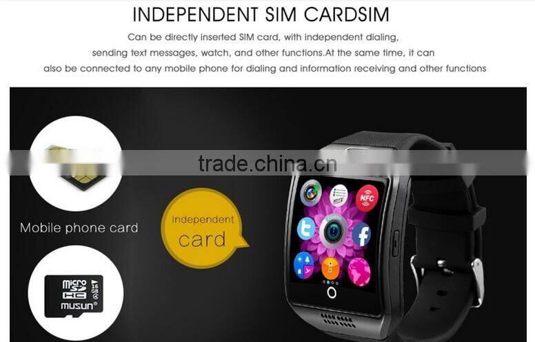 2017 new smart device Q18 smart watch Bluetooth waterproof SIM card watch for Android for iPhone