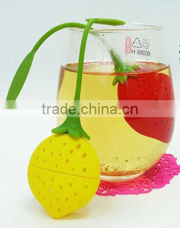 2012 Novel design food grade, enviroment and eco-friendly silicone mesh tea infusion bag