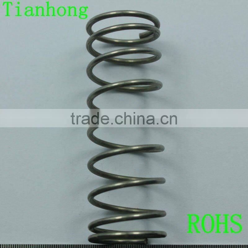 Various forms of conical compression springs