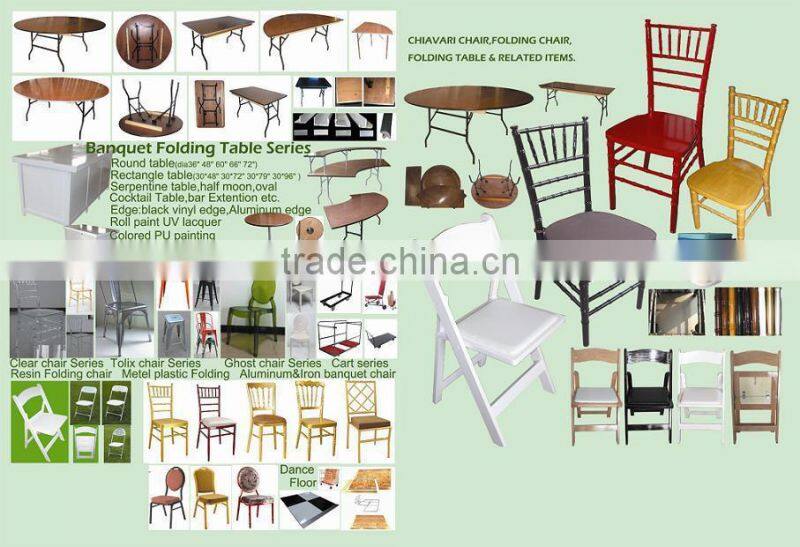 many styles banquet tables and chairs for event