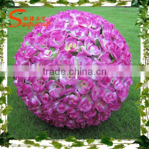 Size can be customized all types of artificial flower ball fake decor accosion artificial flower ball