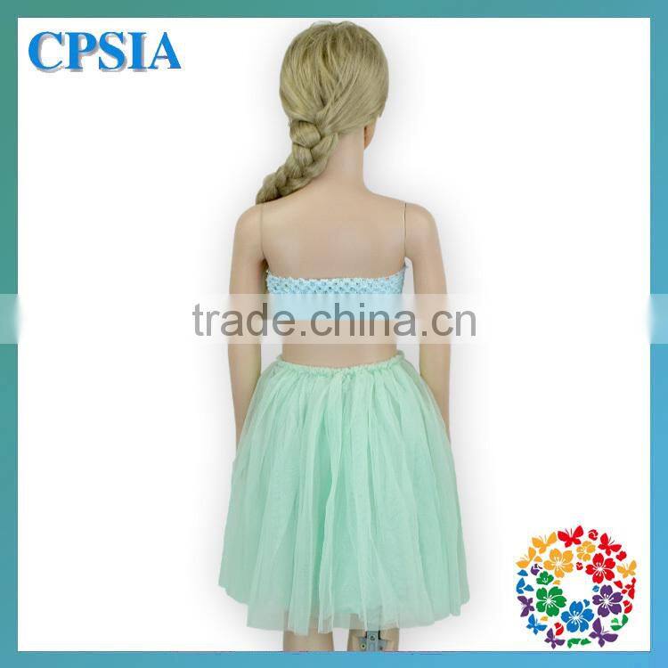 2015 New Arrival Beautiful Tutu Skirt For Wholesale 3 Layers Children Tulle Skirt