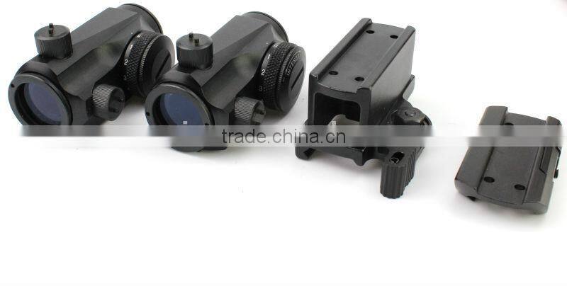 Compact red/green dot sight with standard weaver rail mount