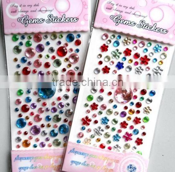 self-adhesive mirror letter stickers