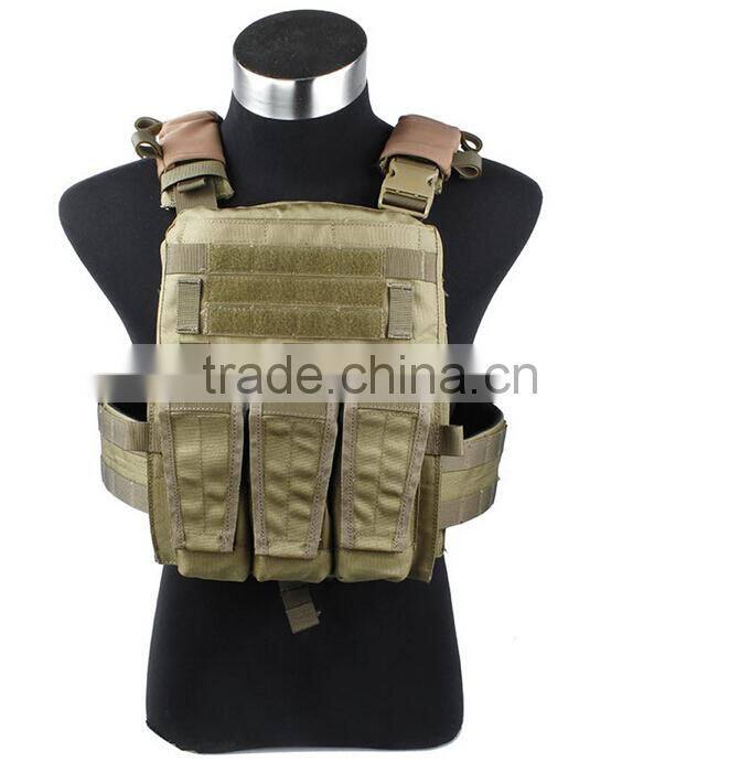 khaki military tactical combat bulletproof vests