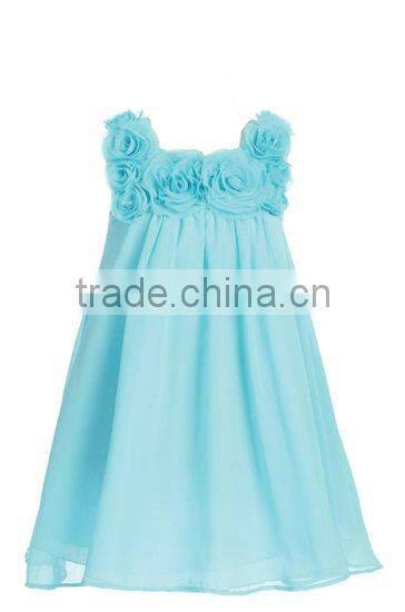 Fashion Flower Girl, Pageant or Party Dress in Chiffon,Girls Puffy Dresses For Kids