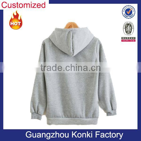 wholesaler custom blank chimney collar hoody cotton pullover hoodies