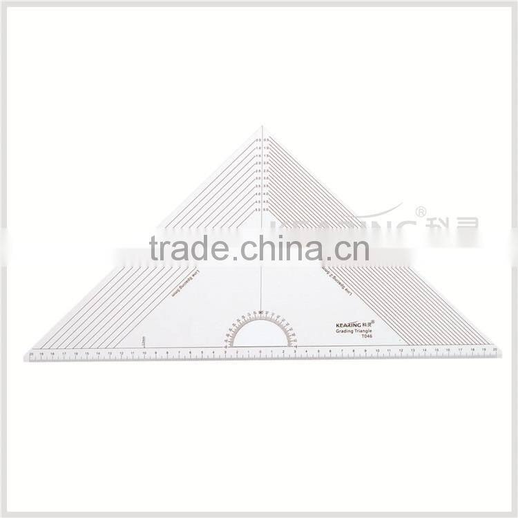 Kearing pro 3mm thickness durable acrylic Patchwork Ruler with Long diagonal 30 * 15 cm scale for Handicraft Design # KPR3015