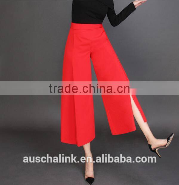personalized high quality girls casual loose wide leg pants