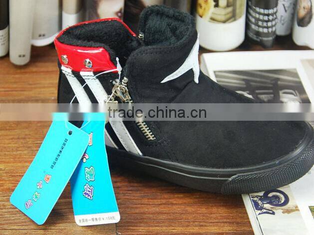 GZYNew design good quality warmly colorful kids leather shoes