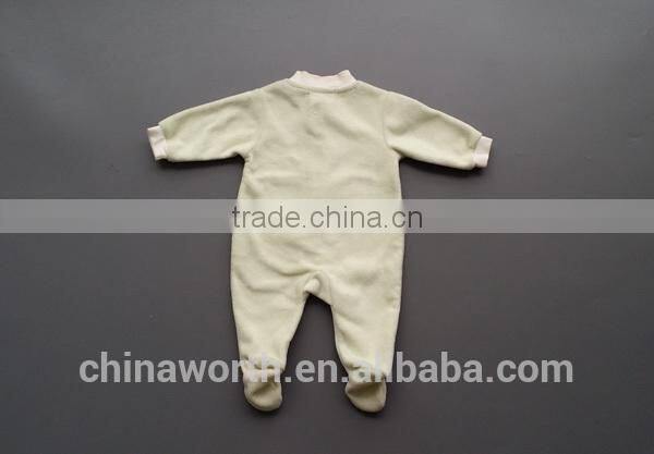 Velvet Lovely Unisex Baby Romper With Feet