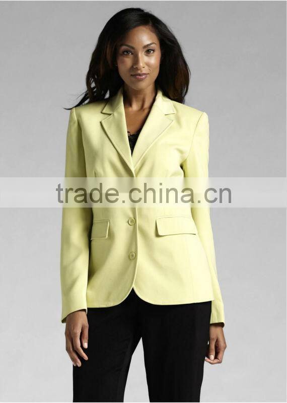 ladies blazer women's poly elastane blazer low crease blazer