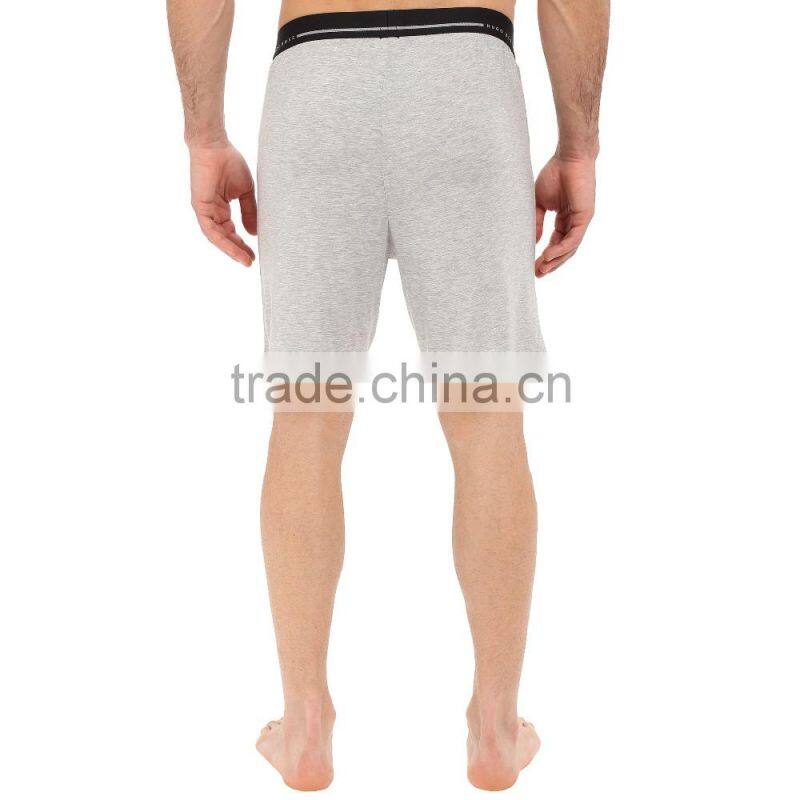 grey wholesale plain high quality mens sweat shorts