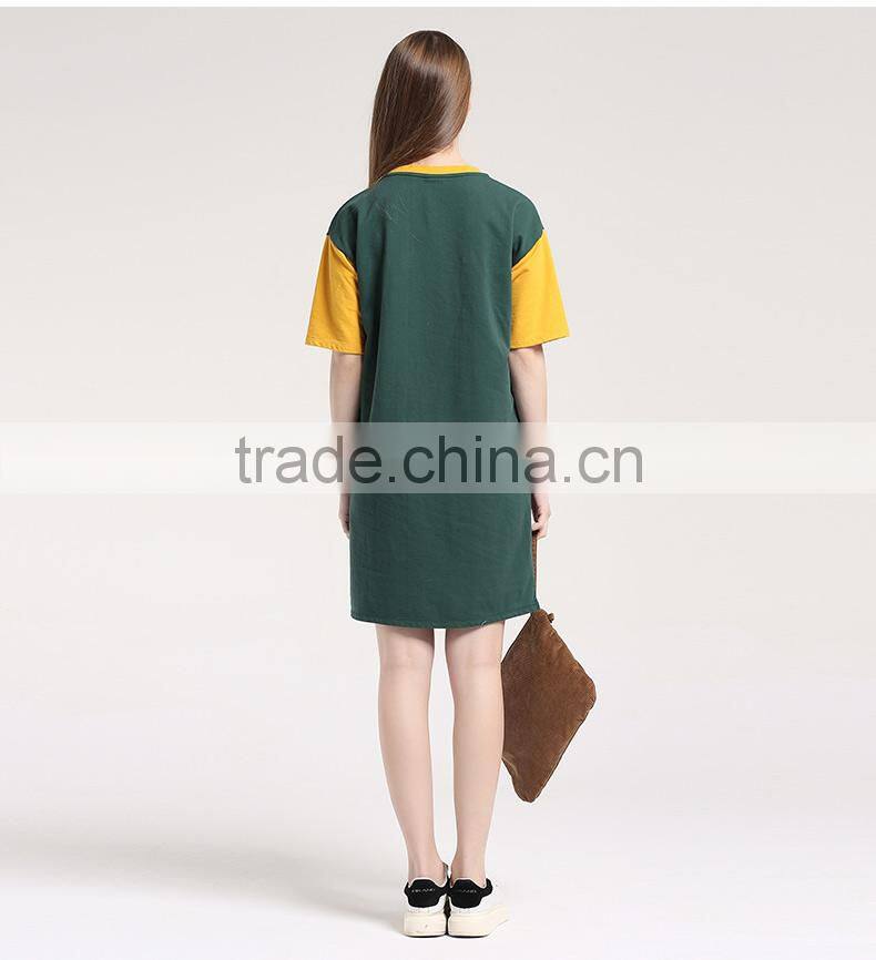 wholesale OEM Women's active short sleeve sport polo tennis dress