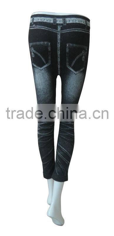 Jeans printing leggings seamless woman underwear ladies seamless leggings