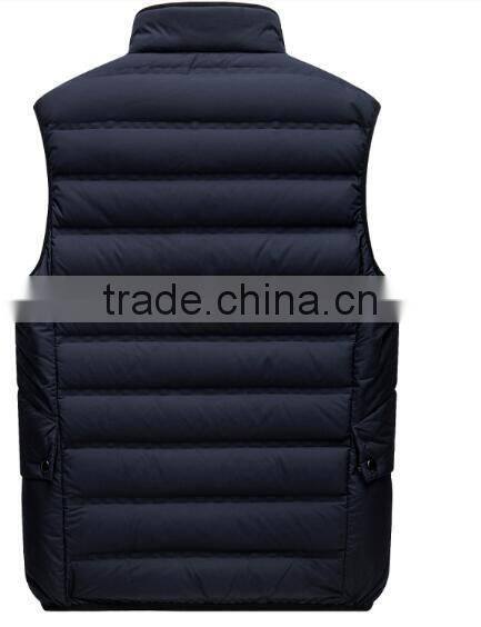 2016 man Winter Down Vest with Factory Price
