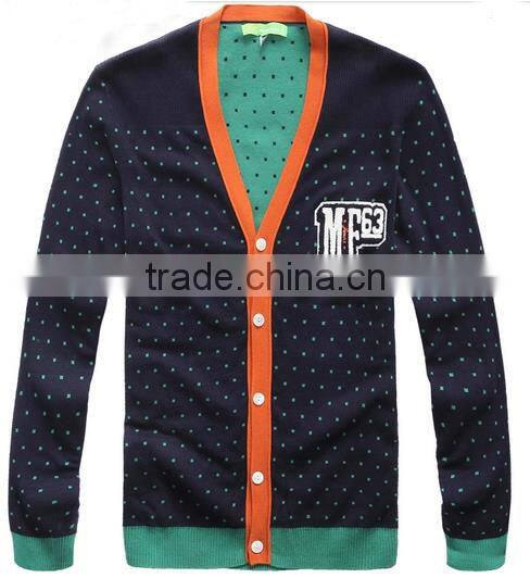 2014 hot sell wholesale high quality long sleeve viscose men cardigan