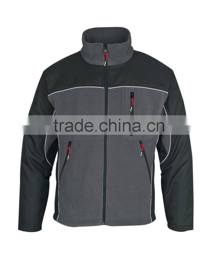 Winter warm comfort outdoor jacket polar fleece pullover jacket for men