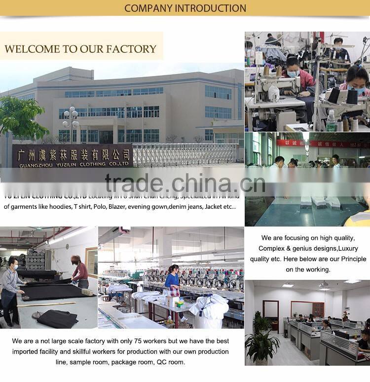 Male's Navy Pure Cotton Slim Fitted Polo Shirt with Patterned Collar