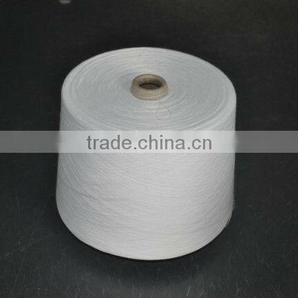Raw White 100% Polyester Spun Yarn