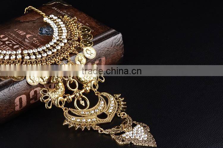 Fashion Jewelry white gold plated alloy jewellery female pendant necklaces