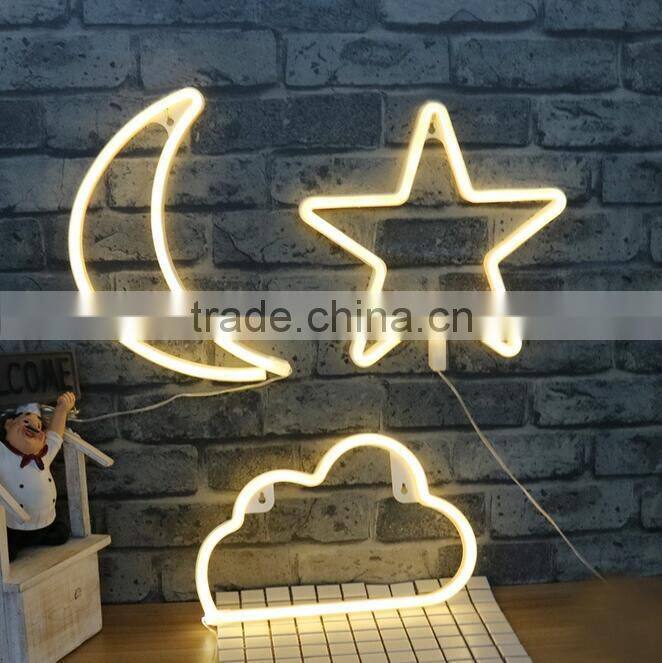 New baby room led decoration star cloud lamp battery or usb power night lights