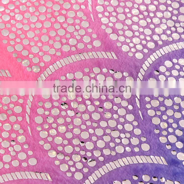 super soft gradient color sequins flannel fleece mermaid tail blanket