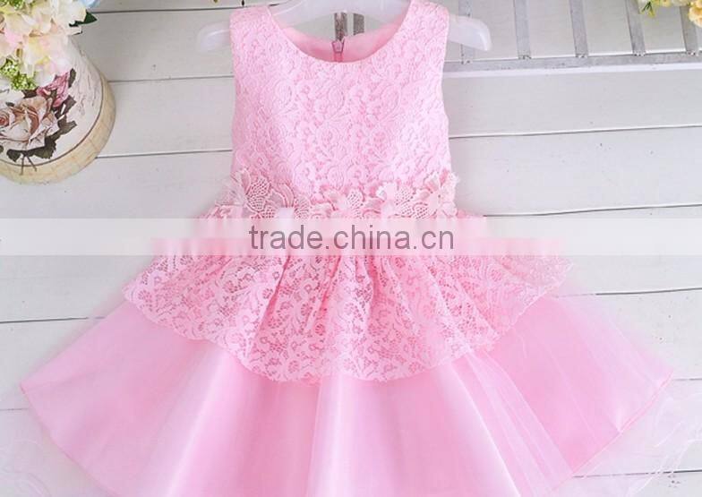 2017 Cotton inside dress flower dress wedding dress lace dress