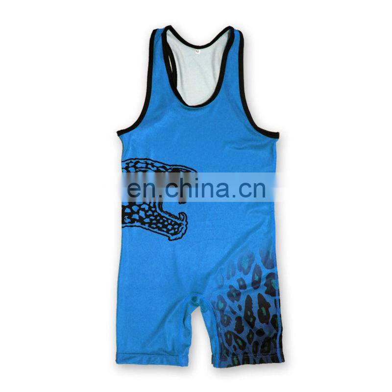 cheap custom sublimated wrestling singlets