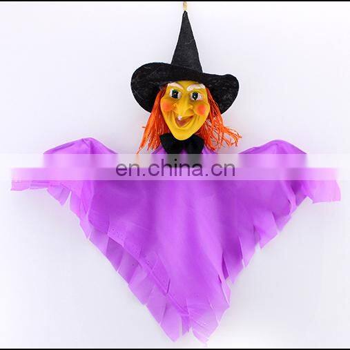 wholesale halloween decorations door hanging cheap witch wreath home door hanger for sale MFJ-0039