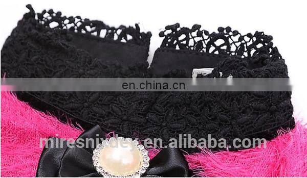 2014 autumn&winter turtle neck thick Mohair lace lady sweater