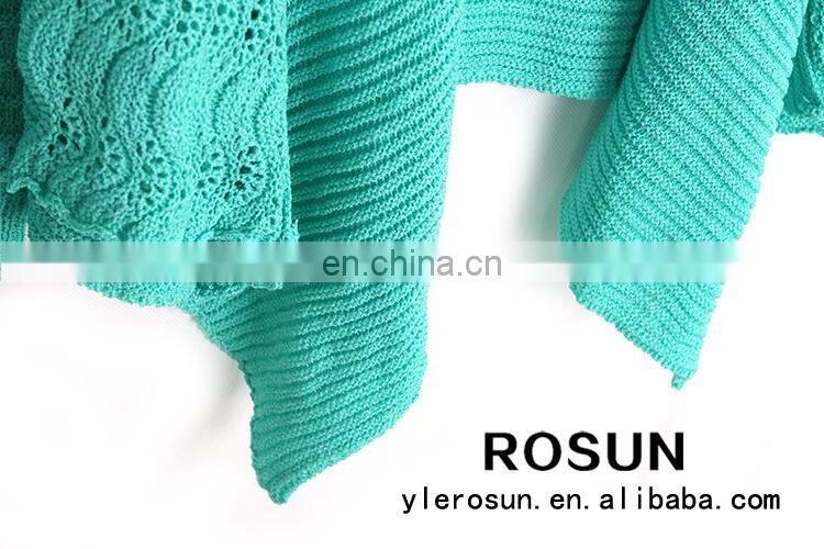 New design lace knitting pattern shawl decoration women spring cardigan sweater women sweaters 2015