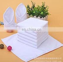 pure white 100% cotton hand towel