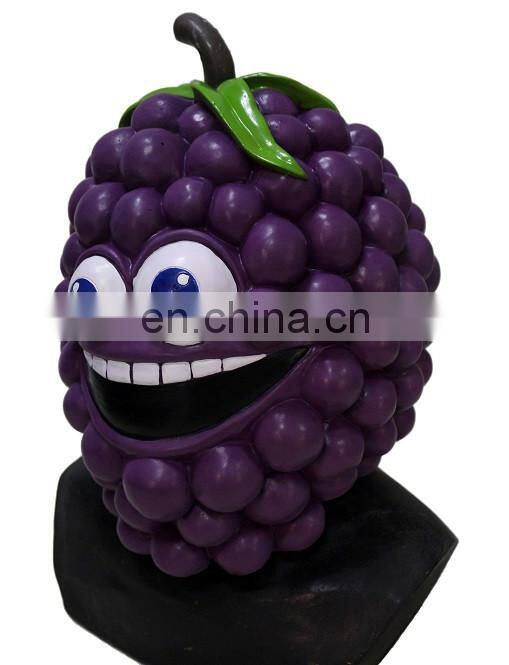 New Fancy dress Party Costume Accessory TV Cartoon advertising Fruit grape Mask