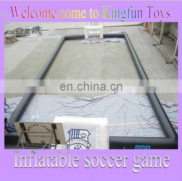 20L*10W inflatable soccer field,inflatable football pitch sport games