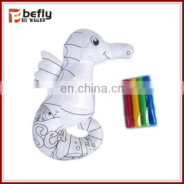 Bear with pillow 3d coloring toy handmade educational toys wholesale
