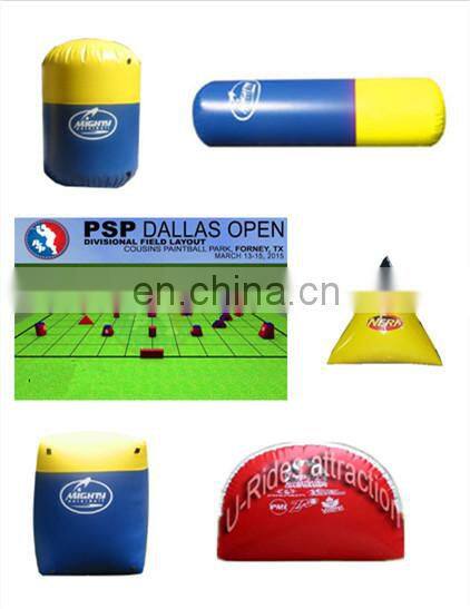 Giant Advertising Fire Resistant Inflatable Paintball Arena For Shooting Games