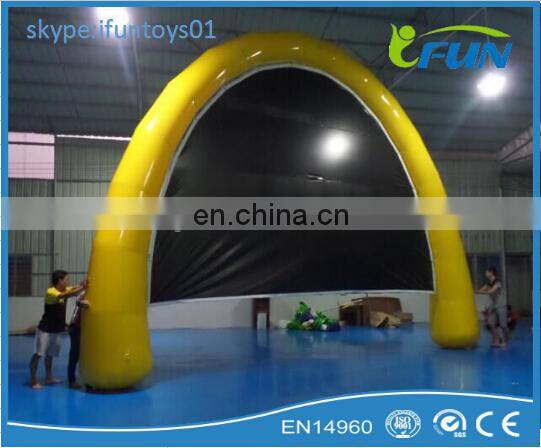 inflatable movie screen theater swimming pool / inflatable waterproof movie screen / inflatable movie screens for pool