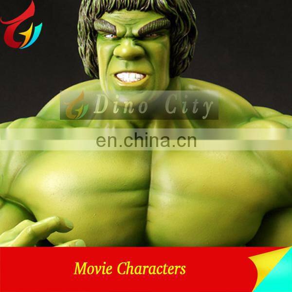 Hot sale resin spiderman statue for exhibition