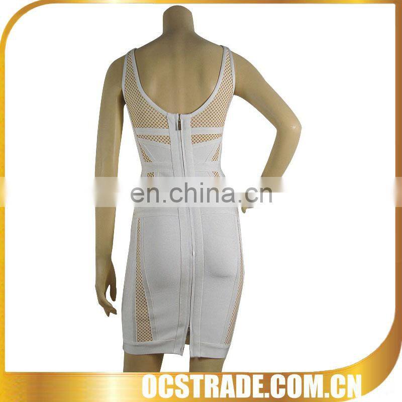 new designed see-through evening sequins dress